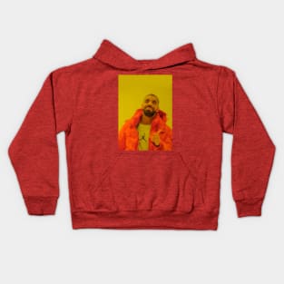 Drake aggreeing Kids Hoodie